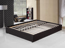 PU Leather Queen Bed Ensemble Frame