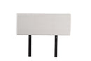 PU Leather Queen Bed Headboard Bedhead - White