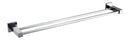 Double Classic Chrome Towel Bar Rail Bathroom
