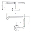 Classic Chrome Toilet Paper Holder Bathroom