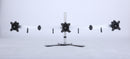 Triple Tilt LCD Monitor Mount Freestanding Desktop Stand