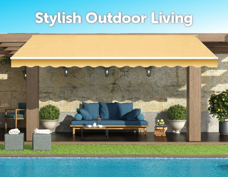 Motorised Folding Arm Awning - 5.0x2.5m
