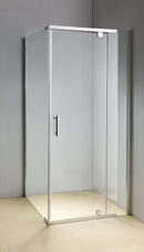 Shower Screen 900x900x1900mm Framed Safety Glass Pivot Door By Della Francesca
