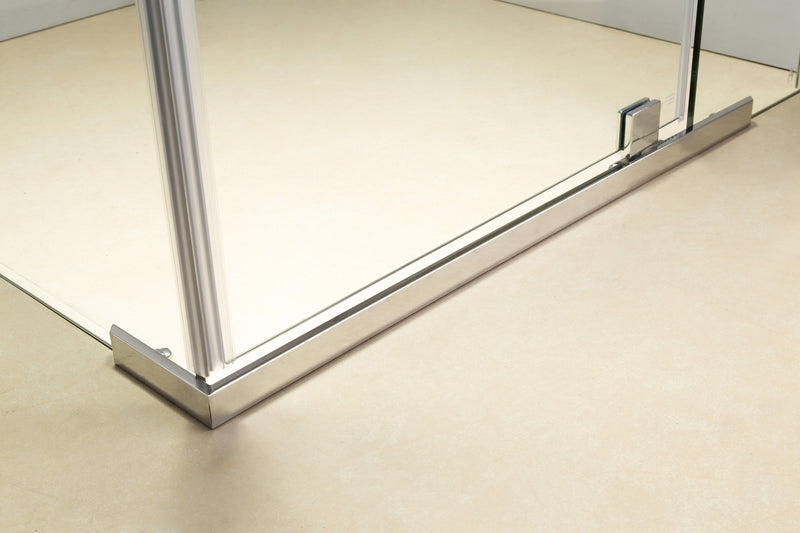 Shower Screen 900x900x1900mm Framed Safety Glass Pivot Door By Della Francesca