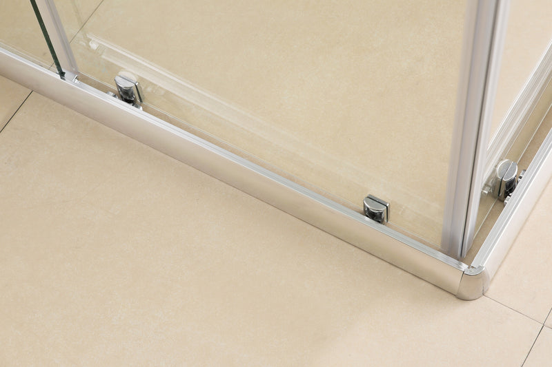 900 X 900 Sliding Door Nano Safety Glass Shower Screen By Della Francesca