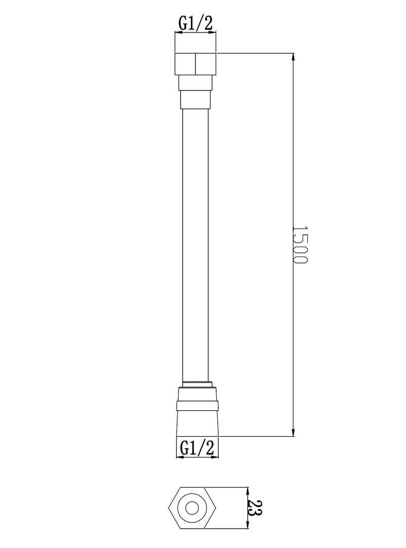 Replacement Heavy Duty 1500mm Shower Bath Bidet Hose