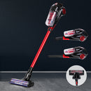 Devanti Cordless Handstick Vacuum Cleaner - Black and Red