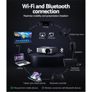 Devanti Mini Video Projector Portable WiFi Bluetooth HD 1080P 2800 Lumens Home Theater