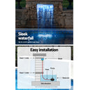LED Light Water Blade Feature Waterfall 60cm