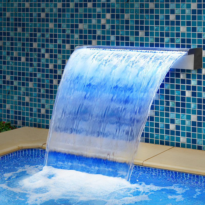 LED Light Water Blade Feature Waterfall 60cm