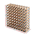 72 Bottle Timber Wine Rack