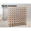 72 Bottle Timber Wine Rack