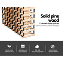 72 Bottle Timber Wine Rack