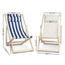 Outdoor Furniture Sun Lounge Chairs Deck Chair Folding Wooden Patio Beach
