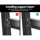 2x0.7M Steel Warehouse Racking Rack Shelving Storage Garage Shelves Shelf