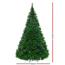 2.4M 8FT Christmas Tree Xmas 3190 LED Lights Warm White 1436 Tips