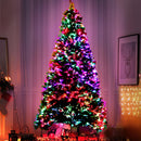 2.1M 7FT LED Christmas Tree Optic Fiber Xmas Multi Colour Lights