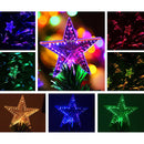 2.4M 8FT LED Christmas Tree Xmas Optic Fiber Multi Colour Lights