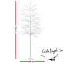 2.1M LED Christmas Branch Tree 480 LED Xmas Warm White Optic Fiber