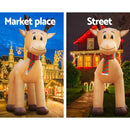5M Christmas Inflatable Reindeer Giant Deer Air-Power Light Inside