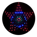 Christmas Lights Motif LED Star Net Waterproof Outdoor Colourful