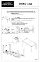 Java Dining Table Medium