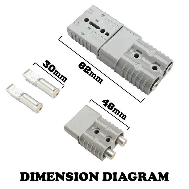 6X Premium 175AMP Anderson Style Plug Exterior Connector DC Power SOLAR CARAVAN