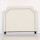 Julia Queen Headboard White