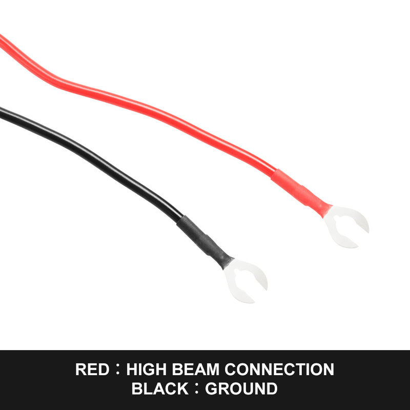 Wiring Loom Harness Kit 12V 40A 2 Ways with LED Light Bar Rocker Switch