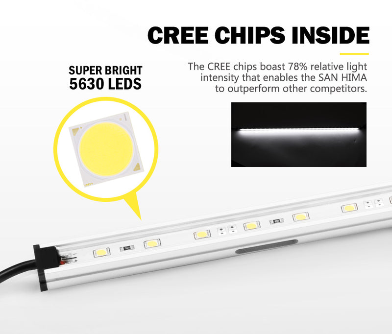 4x Camping LED Light Strip Bar Aluminium Waterproof Tent Boat Caravan 4x4 12V
