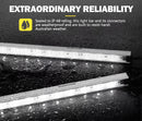 4x Camping LED Light Strip Bar Aluminium Waterproof Tent Boat Caravan 4x4 12V