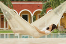 Single Size Cotton Mexican Hammock in Cream Colour