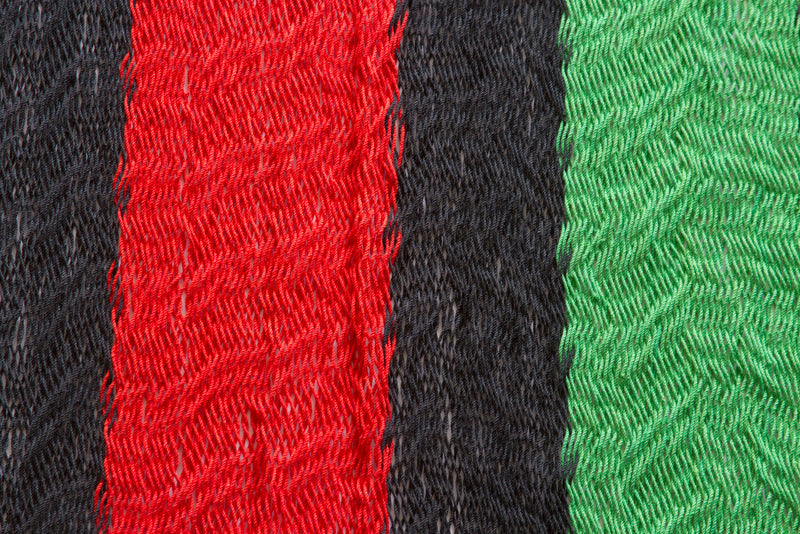 Queen Size Cotton Hammock in Rasta