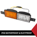 2x Sealed LED Bullbar Indicators & Parking Lights Lamp Submersible 4x4 4WD 12V