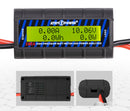 200A Watt Meter Power Analyser Digital Lcd Volt Amp Solar Caravan +2 Plug