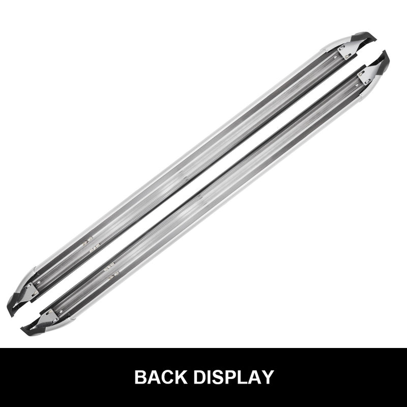 Pair Side Steps Running Boards For Holden Colorado 2012 - 2018 4DR Dual Cab