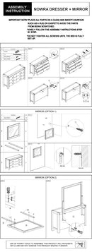 NOWRA 6 Drawer Dresser
