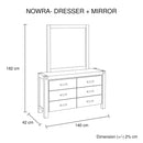 NOWRA 6 Drawer Dresser