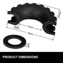 2X D-Ring Isolator Shackle Cover 3/4Inch Bow Shackle Protectors Truck SUV 4WD