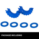 Pair D-Ring Isolator Shackle Cover 3/4Inch Bow Shackle Protectors 4WD Truck