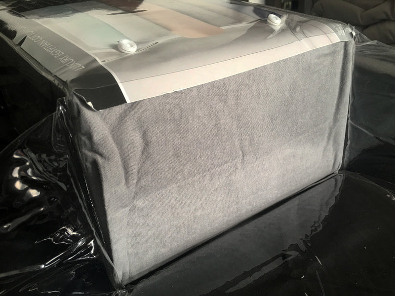 Single size Egyptian Cotton flannelette Sheet Set (Graphite)