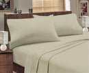 Single size Egyptian Cotton flannelette Sheet Set (Stone)