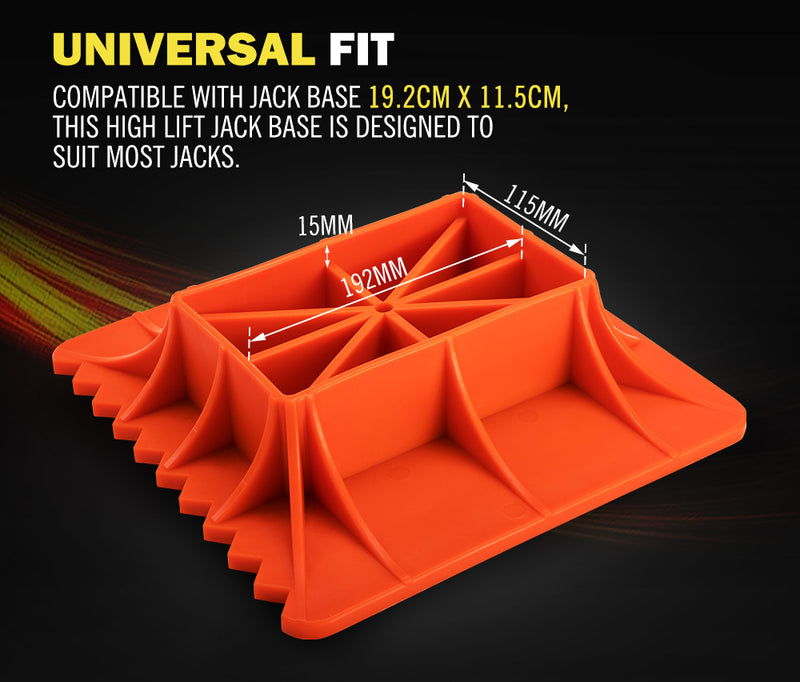 Hi Lift Jack Base Plate for Sand Mud Snow Grass 4WD 4x4 Offroad Recovery