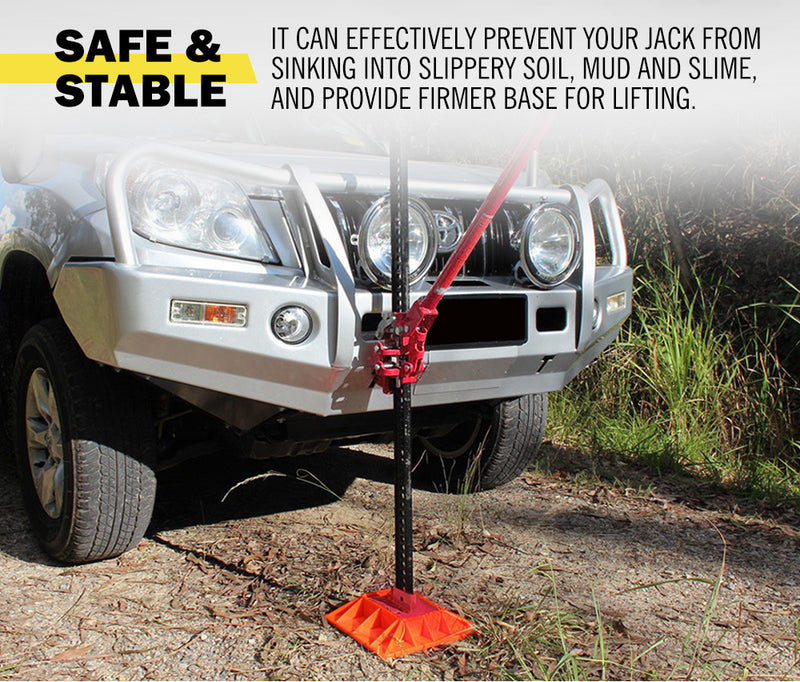 Hi Lift Jack Base Plate for Sand Mud Snow Grass 4WD 4x4 Offroad Recovery