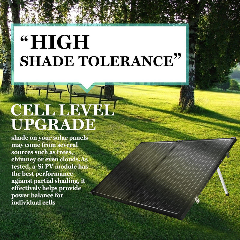 Folding Solar Panel Kit 18V160W Mono Caravan Boat Camping charging ATEM POWER
