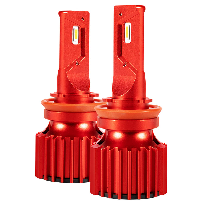 H4 LED Headlight Kit 50W 8000LM Globe Bulbs White High/Low Beam