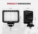 6inch Square LED Work Light Flood Truck Driving Lamp 4x4 Offroad