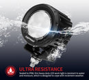 3inch LED Work Light Flood Driving Lamp SUV ATV Truck 4x4 offroad