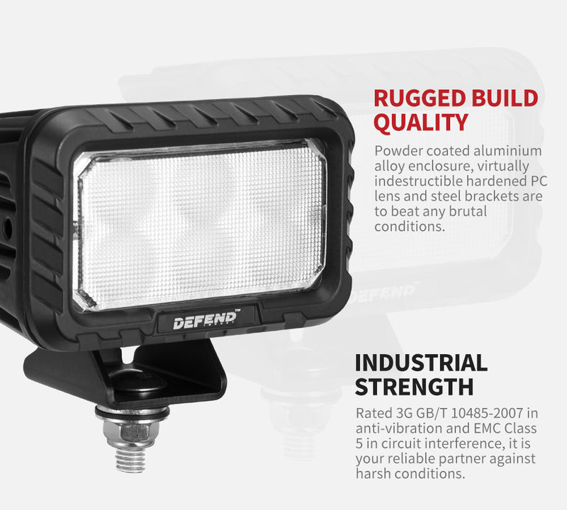 5inch Square LED Work Light Flood Beam Truck Driving Lamp Offroad 4x4