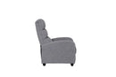 Luxury Fabric Recliner Chair - Grey